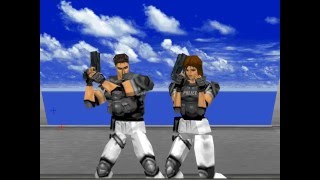 Virtua Cop 2 arcade 2 player 60fps