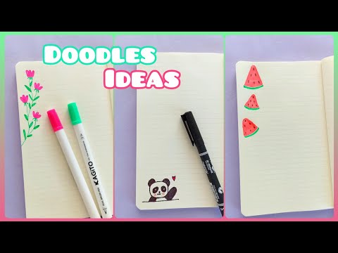 Doodle ideas- Defter Kenarı Süsleme Fikirleri