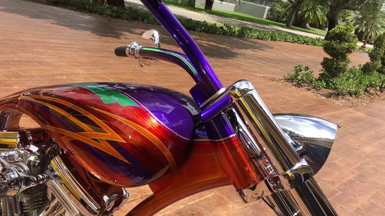 Radical custom chopper - YouTube