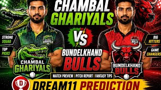 Chambal Ghariyals vs Bundelkhand Bulls Madhya Pradesh League T20 Dream11 Prediction, CG vs BB T20
