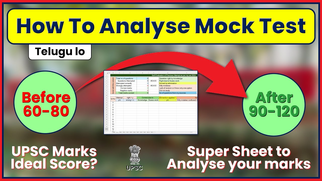 How to Analyse UPSC Mock Tests Effectively | Improve Your Prelims Score ...