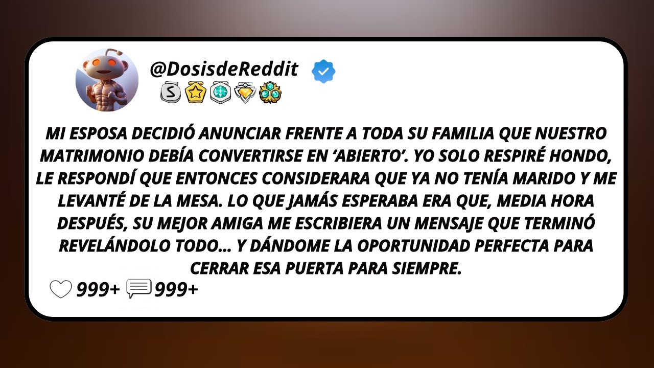 Mi Esposa Decidió Anunciar Frente A Toda Su Familia Que Nuestro Matrimonio Debía Convertirse...