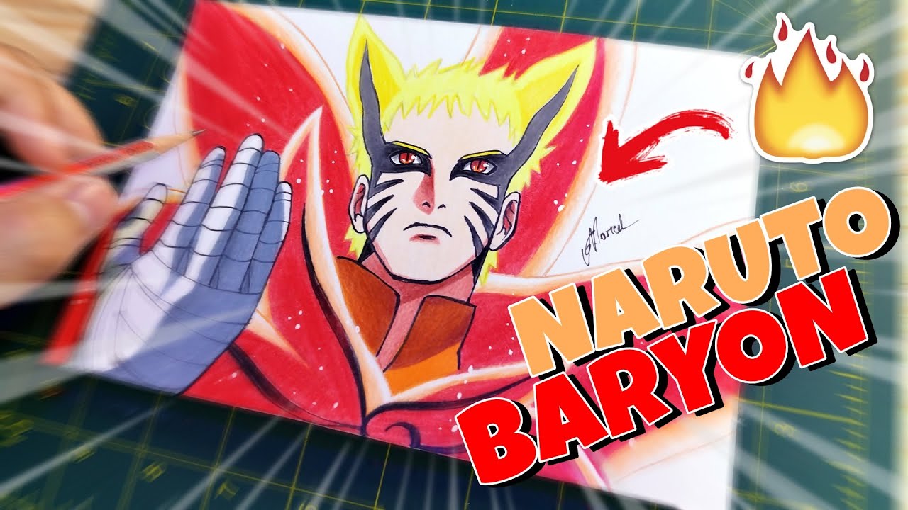 How to draw Naruto Baryon Mode from Boruro - step by step #2 