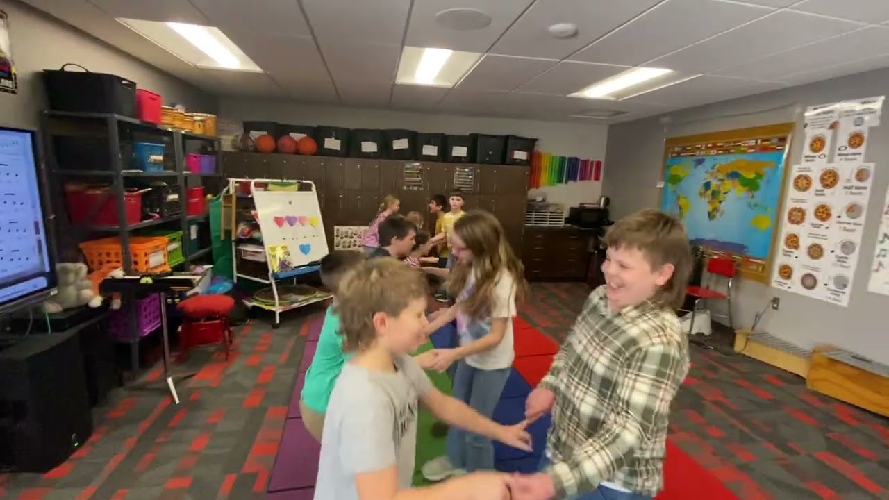 Tideo. Third grade partner dance.  
