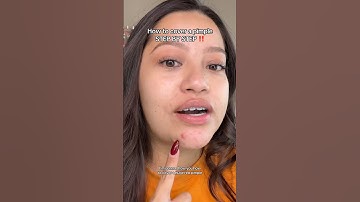 How to cover a huge red pimple STEP BY STEP ‼️