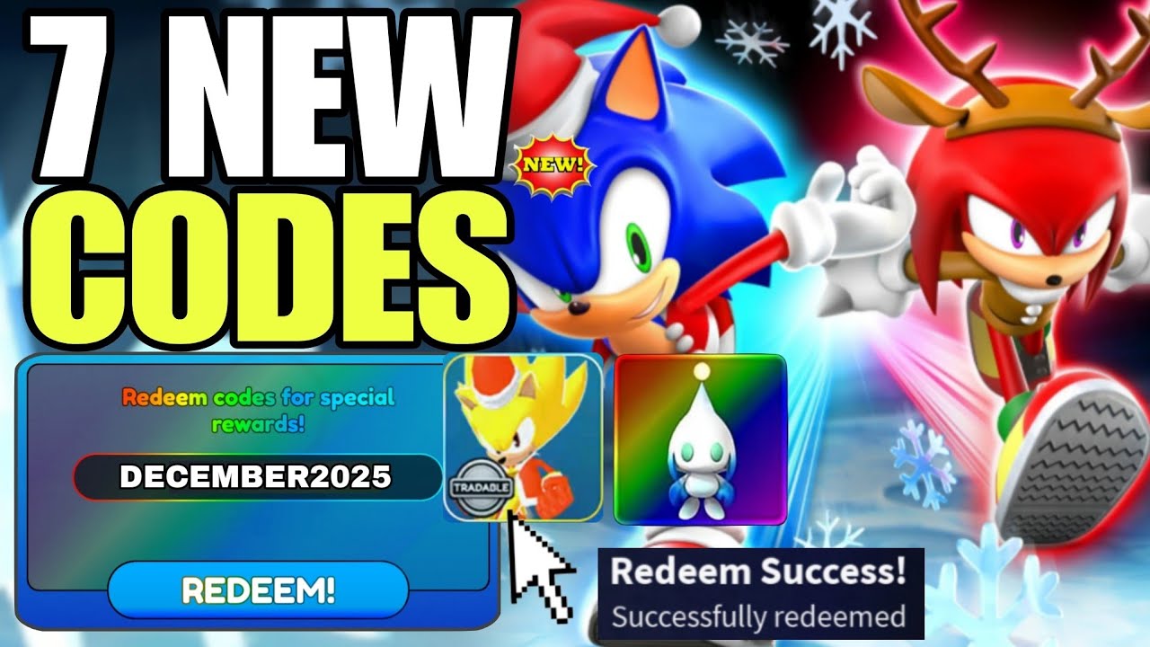 *НОВЫЕ КОДЫ* ​​КОДЫ ROBLOX SONIC SPEED SIMULATOR В ДЕКАБРЕ 2025 ГОДА | КОДЫ SONIC SPEED SIMULATOR