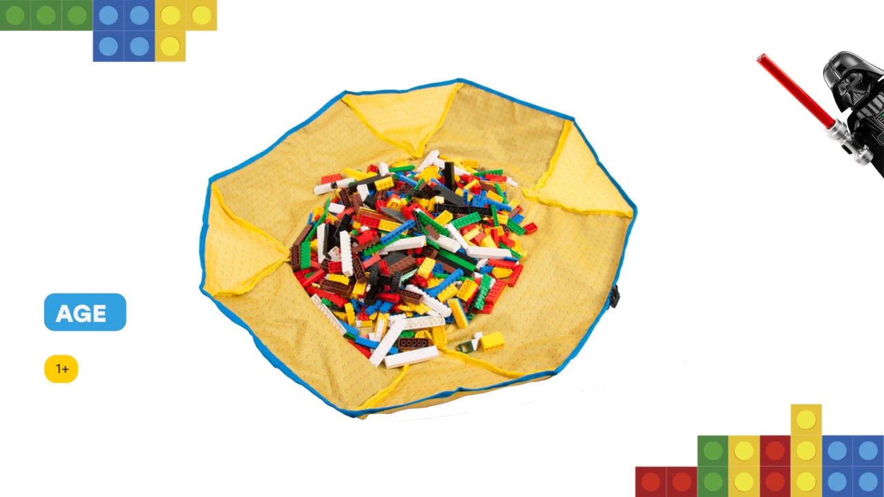 LEGO 4-Piece Tote and Play Mat
