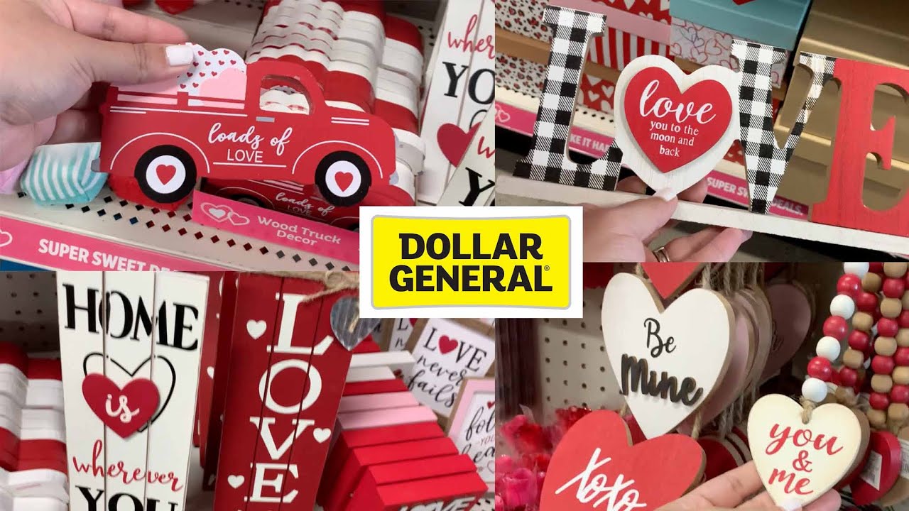 NEW Dollar General Valentine’s Day Decor 2021 ️ YouTube