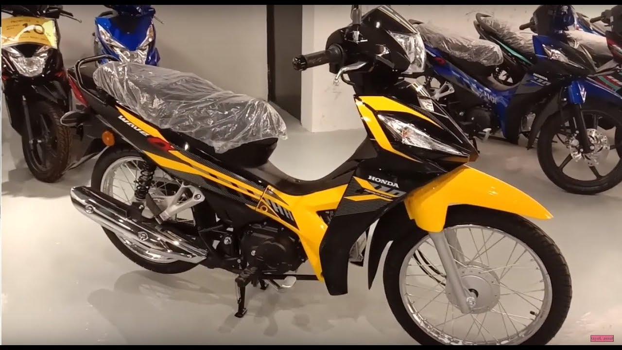 Honda Wave Alpha 110 walkaround (Yellow) - 2020 - YouTube