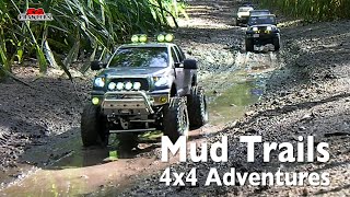 Scale RC Offroad Trucks 4x4 adventures Mud!