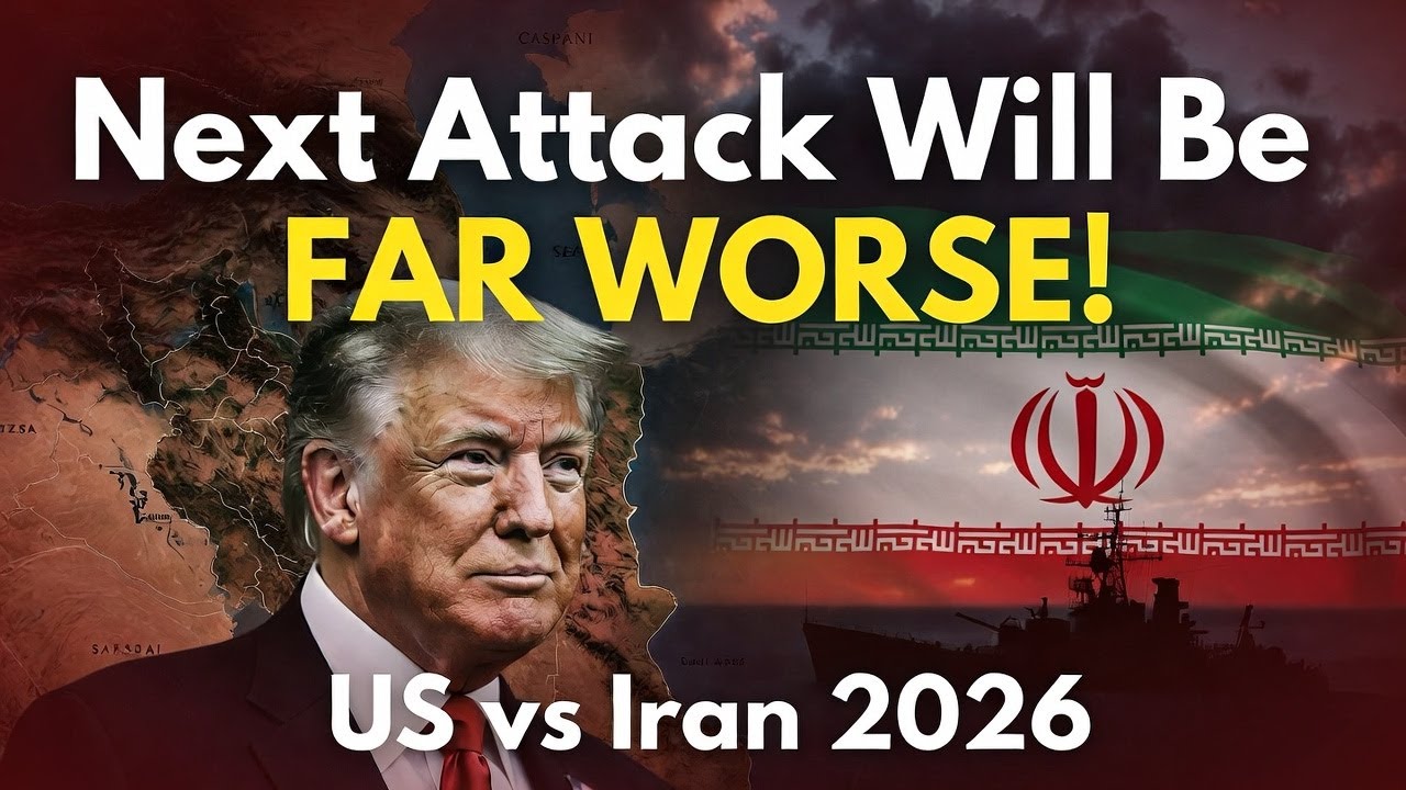 "Trump Warns Iran: Next Attack Will Be ‘Far Worse’ | US-Iran Tensions 2026"