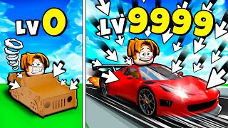 VIREI O CARRO MAIS VELOZ DO ROBLOX (Race Car Clicker)