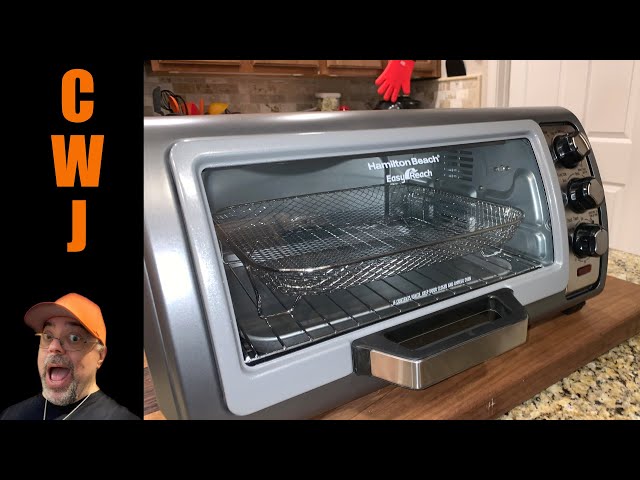 Unboxing Hamilton Beach Sure Crisp Digital Airfryer Toaster Oven with  Rotisserie 🍽️Review-dscrptn👇 