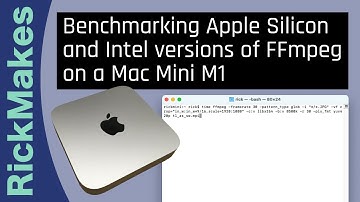 Benchmarking Apple Silicon and Intel versions of FFmpeg on a Mac Mini M1