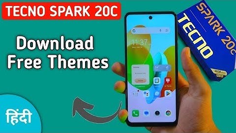 Tecno Spark 20c themes kaise download kare, how to download and set themes in tecno, download free t