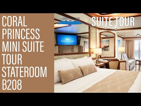 Coral Princess Mini Suite Tour | Stateroom B208 Video Thumbnail