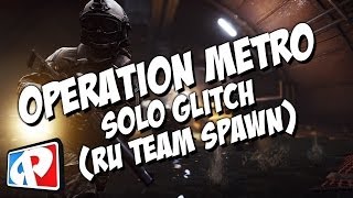 Battlefield 4 - Operation Metro 2014 Solo Glitch - RU Team Spawn