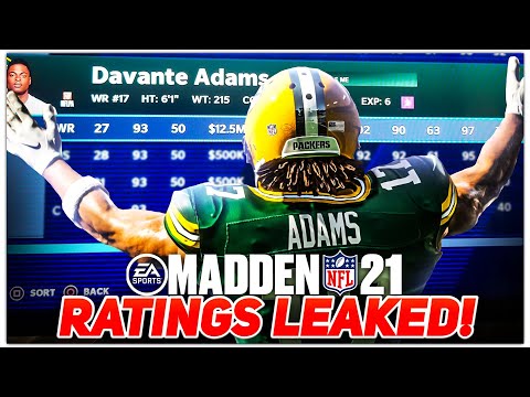 MADDEN 21 PLAYER RATINGS!