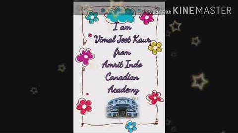 Amrit indo Canadian academy, Art&craft, class2,Topic Landscape, video 40