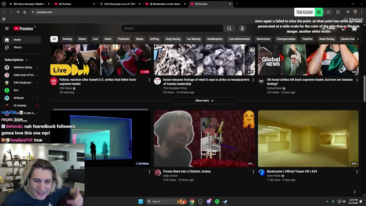 xQc резко отреагировал на DDG за то, что тот назвал его 