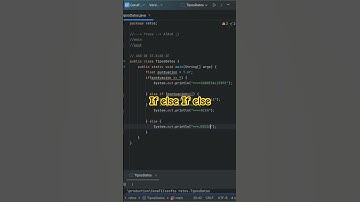 Como usar varias estructuras IF-ELSE-IF en java #java #backend #coding #asmr #programacion #clip #ia
