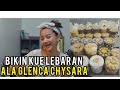 Keseruan glenca chysara bikin kue lebaran bareng mamah