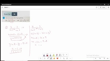 Exercise 1B Q3 (c) and (d) 8th Edition Chapter 1 Algebraic Fractions and Formulae ||Book 3||