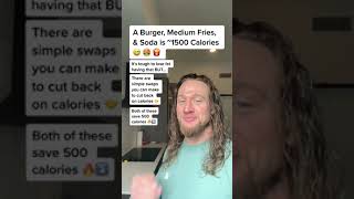 A Burger, Medium Fries, & Soda Is 1500 Calories!