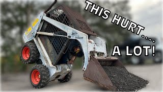 How NOT to Drive a Skid Steer Loader!