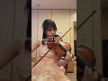 本番前楽屋の音出し🎻(ロンカプ)