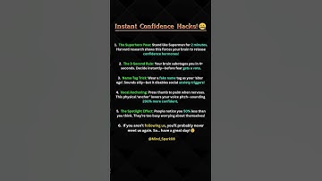 5 BANNED Confidence Hacks (#3 is TOO Powerful!)