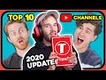 YouTubers React To Top 10 Most Subscribed YouTube Channels Of All Time (January 2020 Update)