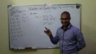 Correlation and Regression Analysis (Q NO 19b)