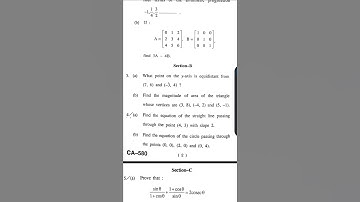 HPU bca 1semester Mathematics | question paper