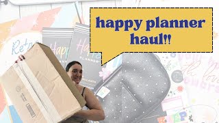 Happy Planner Haul! || Long Weekend sale  why is this box so big????