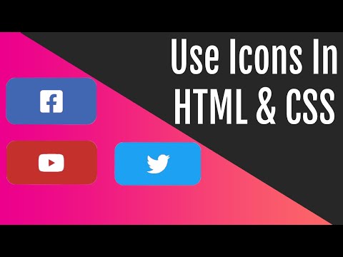 Use Icons In HTML & CSS | FontAwesome