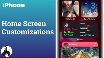 iOS 14 Home Screen Setup Customizations - Super Clean iOS 14 Aesthetic!