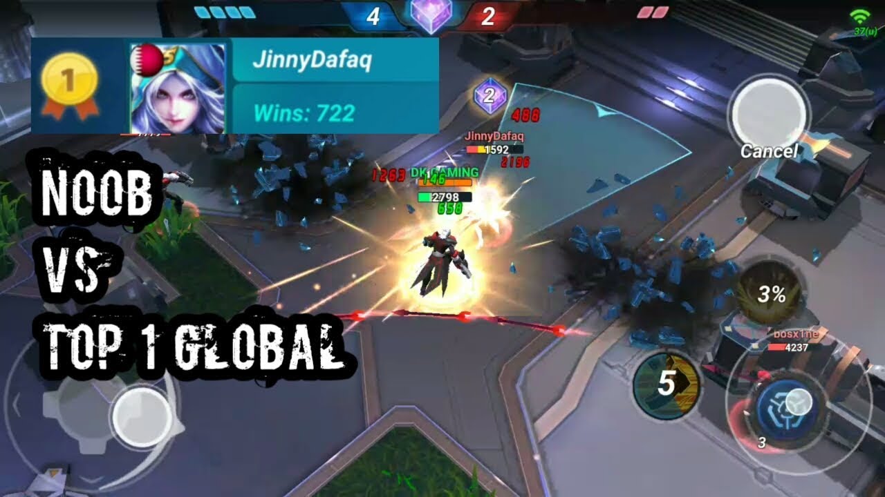 Amazing, Global Top 1 ! Mobile Battleground Blitz - Gameplay -