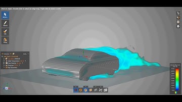 Aerodynamic Simulation of a Car Body using ANSYS Discovery Live SE