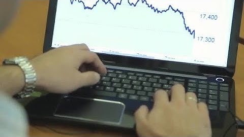 Man Working On Laptop Stock Video