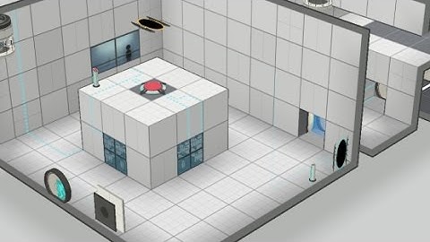 Portal 2 PeTI - "New Test Elements: Portal Detector & Embeded Button" by TestSubject00