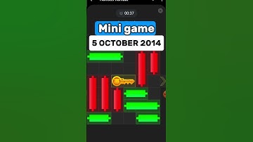 5 October Mini Game 100% Easily Solved Today| Hamster Kombat Mini Game 5 October❤️