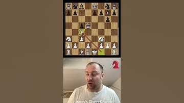 Beautiful Opening Trap in the Alapin Variation of the Sicilian Defense    #shorts