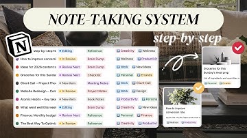 Simple Note Taking Template in Notion + Free Template | Best Beginner