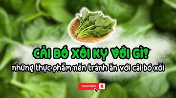 CẢI BÓ XÔI KỴ GÌ? BẬT MÍ NHỮNG LOẠI THỰC PHẨM NÊN TRÁNH ĂN VỚI CẢI BÓ XÔI