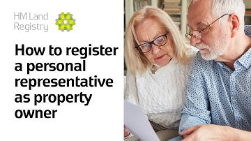How to register a personal representative as property owner