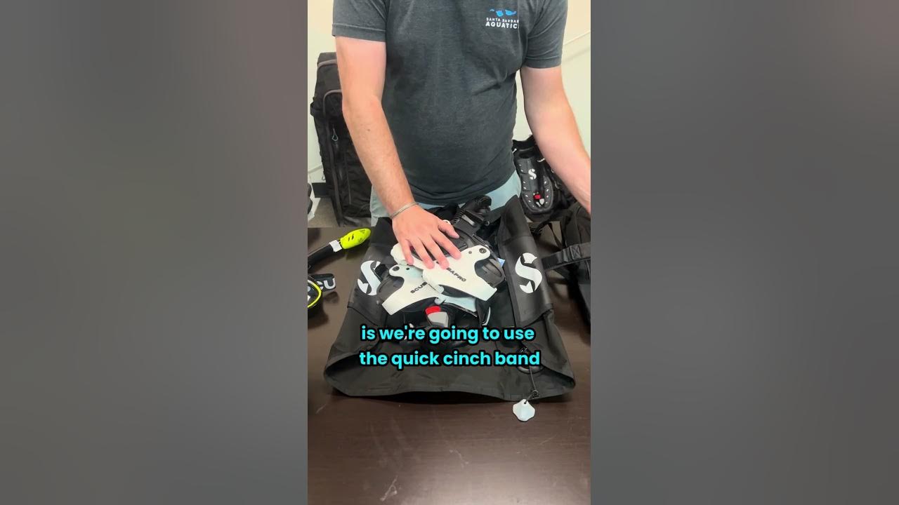 How to pack the Scubapro Hydros Pro BCD YouTube
