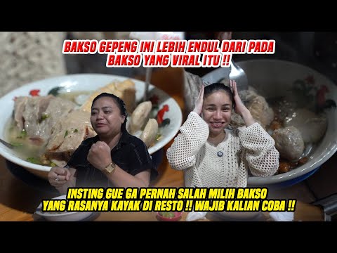 NEMUIN BAKSO PINGGIR JALAN RASA RESTO !! KALIAN WAJIB COBA !! DAGING BAKSONYA BEUH MUANTAP POOL !!