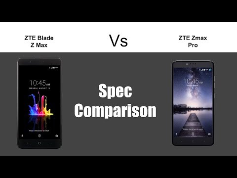 Zte Blade Z Max Vs Zte Zmax Pro Spec Comparison Review Youtube