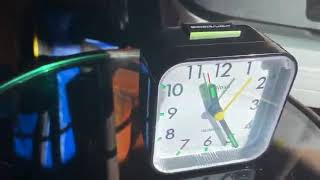 Tinload Small Battery Operated Analog Alarm Clock Silent Non Ticking, Truly Well thought out